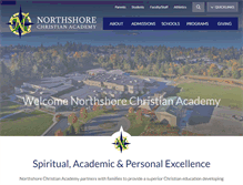 Tablet Screenshot of northshorechristianschools.org